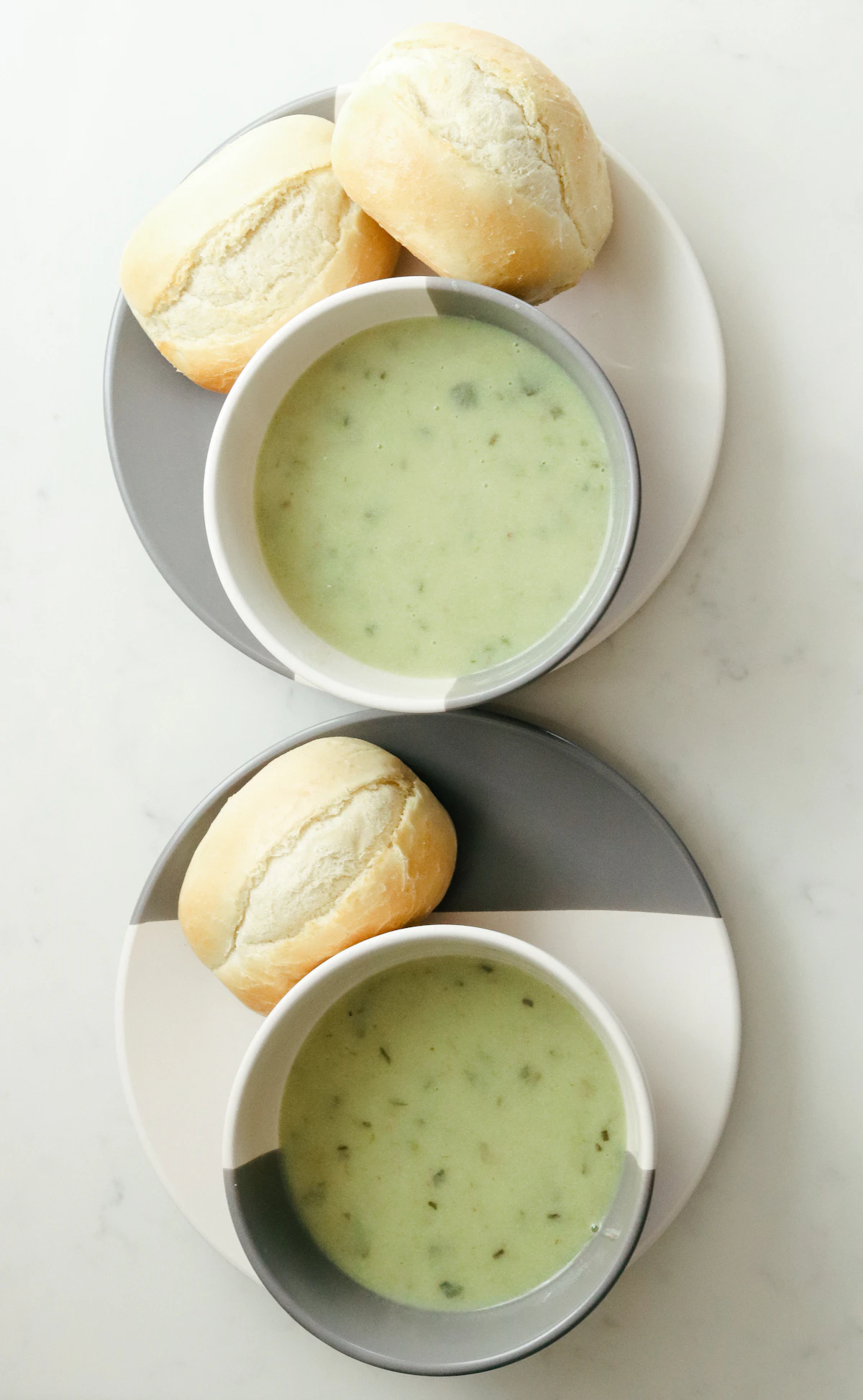 Crema de puerro y patata en Monsieur Cuisine