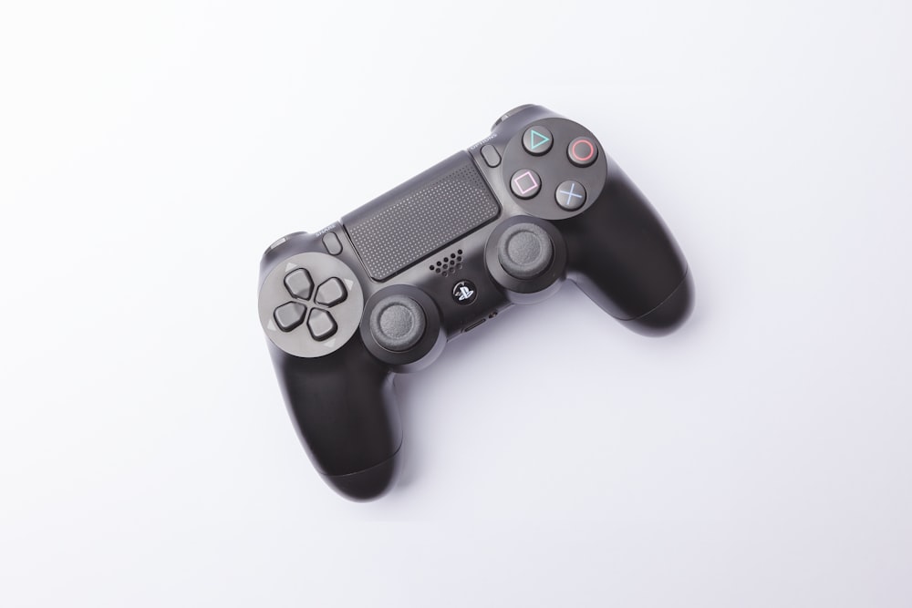 black sony ps 4 game controller