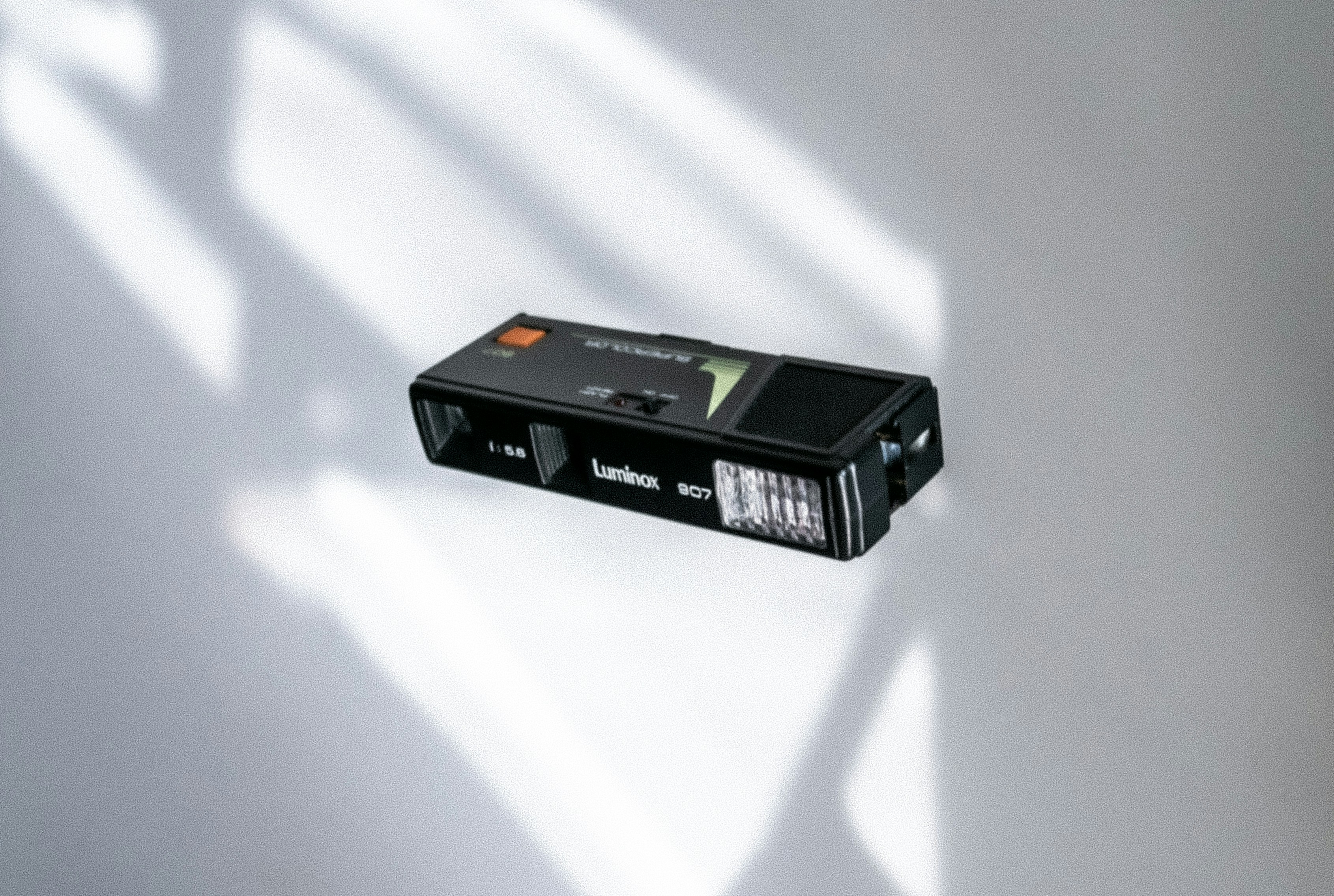 floating old school camera