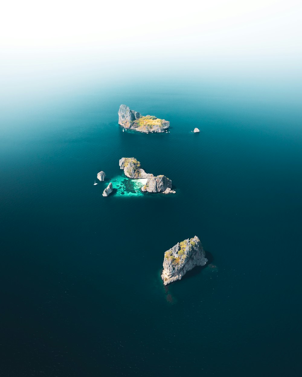 aerial view of island during daytime