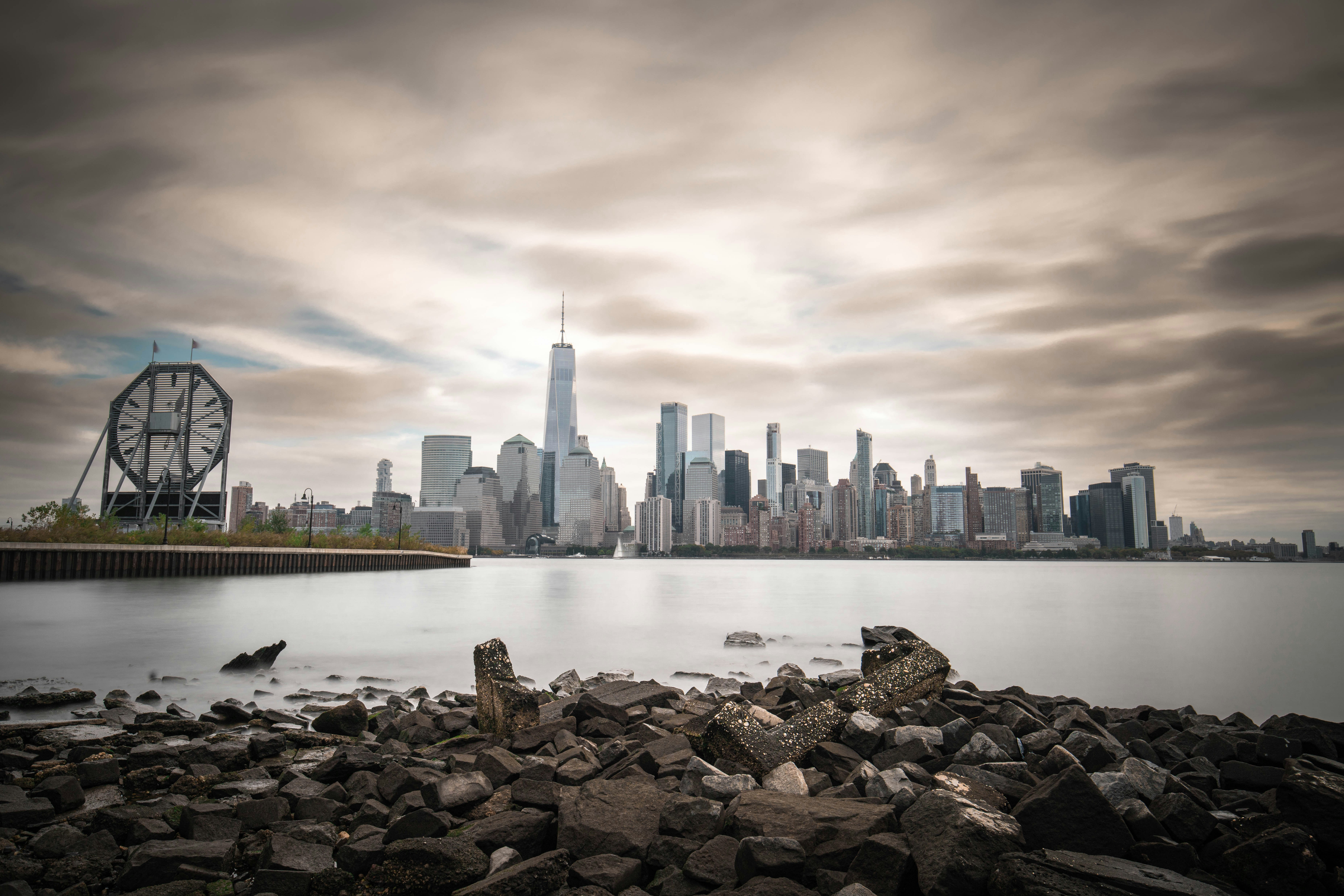 Long Exposure in Jersey City of NYC.