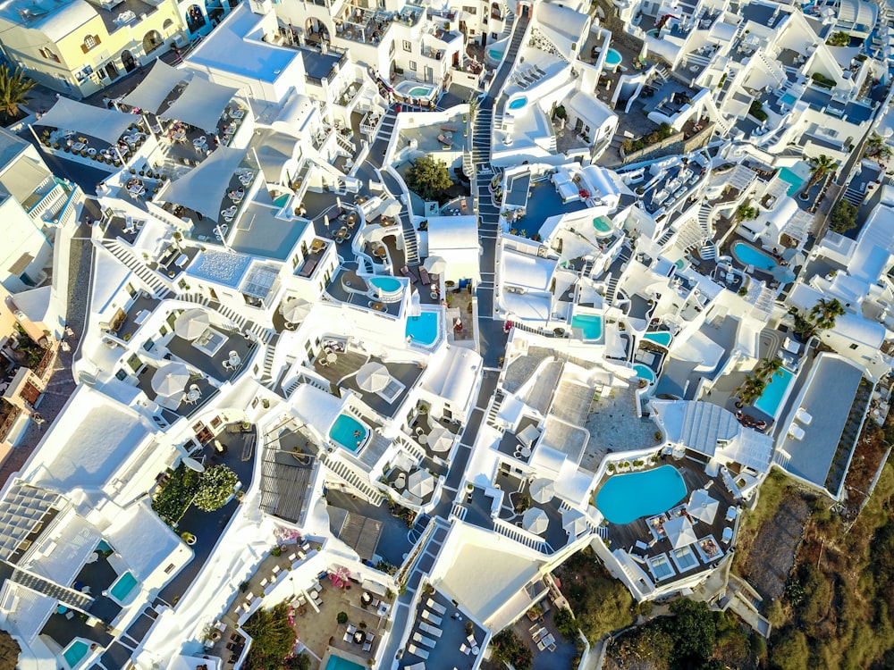 aerial view of city buildings during daytime