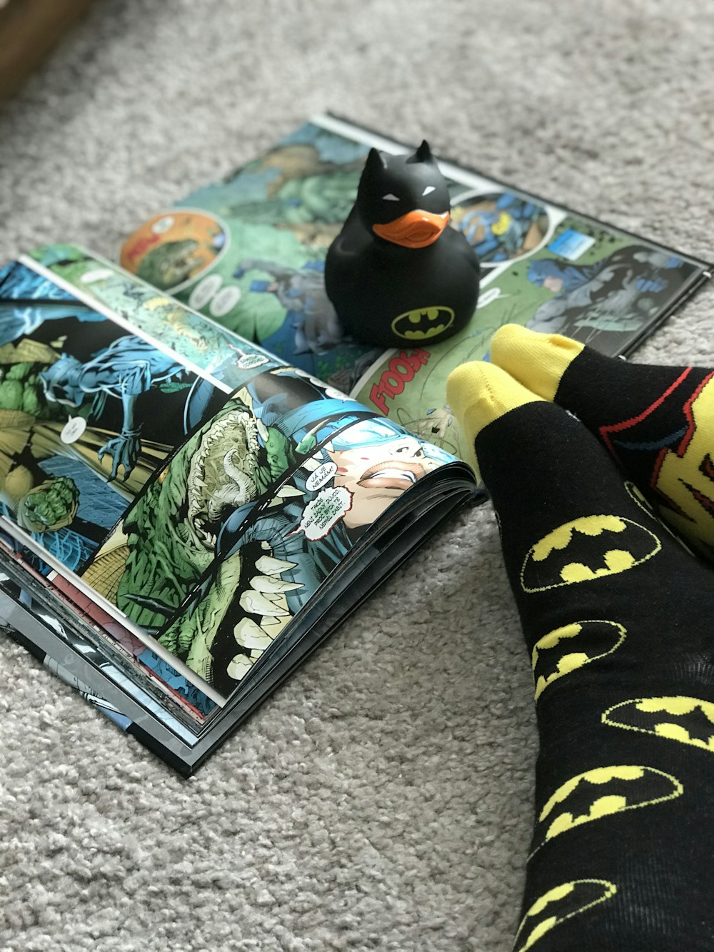 Calcetines Batman negros y amarillos