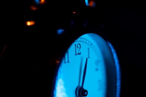 A close-up of a clock showing precise time, symbolizing timely news delivery.