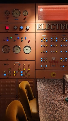 gold and silver audio mixer