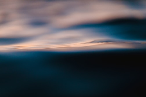 A tranquil abstract artwork with soft, organic lines and a balanced blend of warm and cool tones.