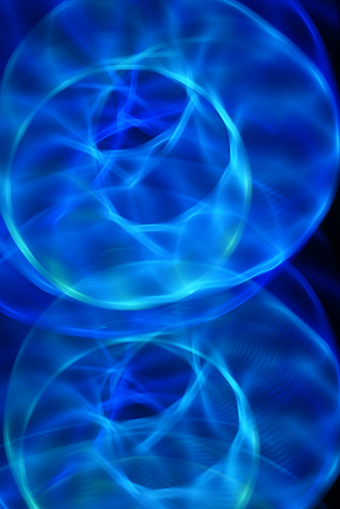 blue and white light digital wallpaper