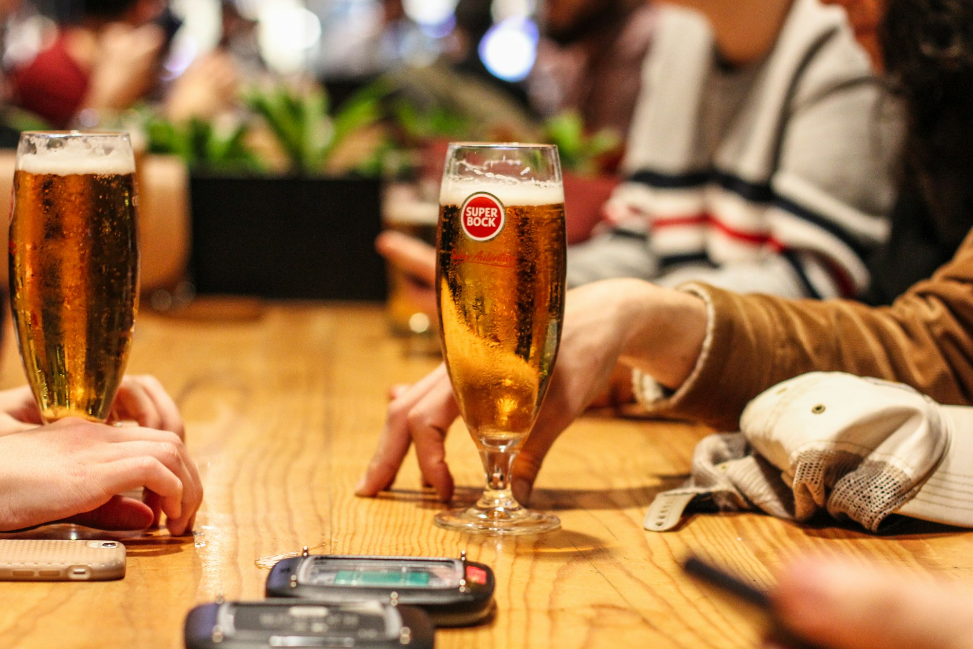 Take your time, relax with your colleagues and beers.