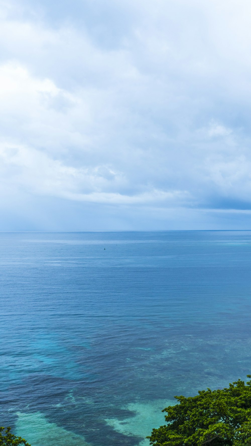 blue sea under white clouds during daytime