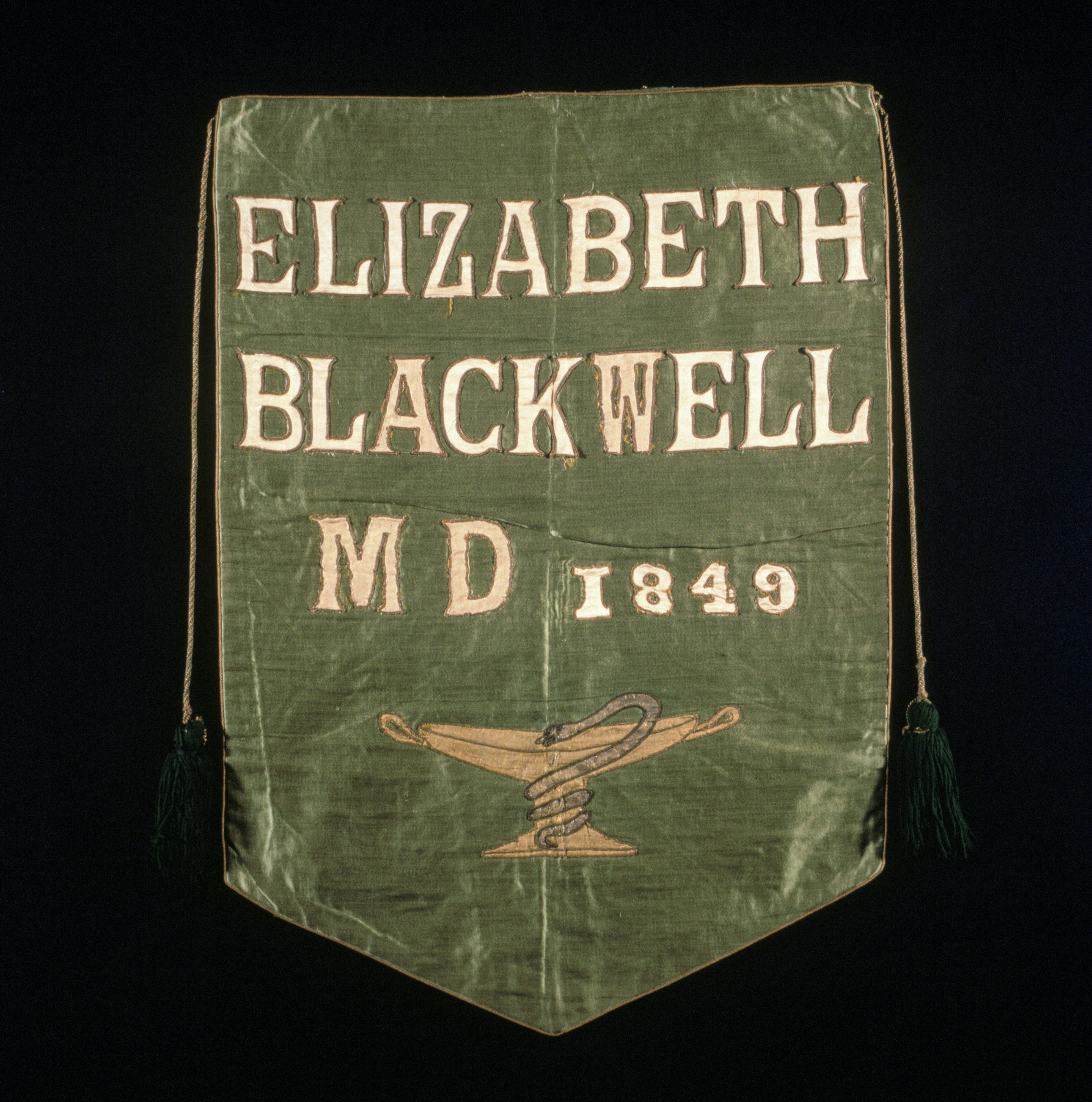 a white sign with black text