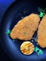 fried food on black frying pan