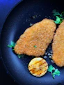 fried food on black frying pan
