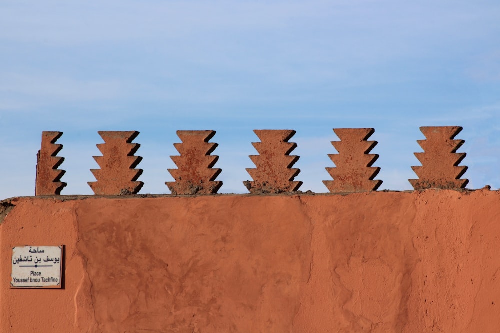 brown concrete wall under blue sky during daytime