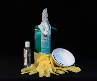 yellow and white plastic pack beside white ceramic bowl