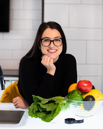 nutritionist with vegetables