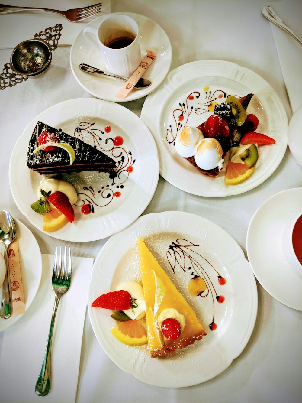 sliced fruit on white ceramic plate