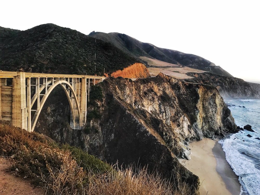 white bridge over the river