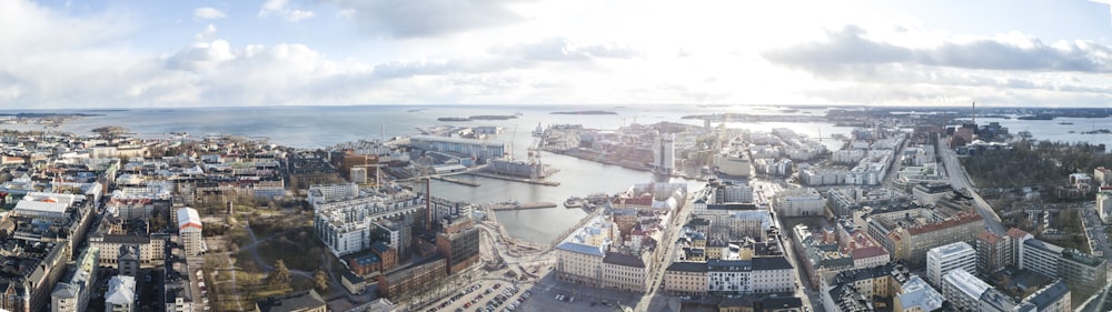 aerial view of city buildings during daytime