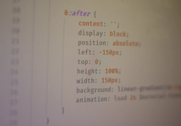 Application source code on a monitor