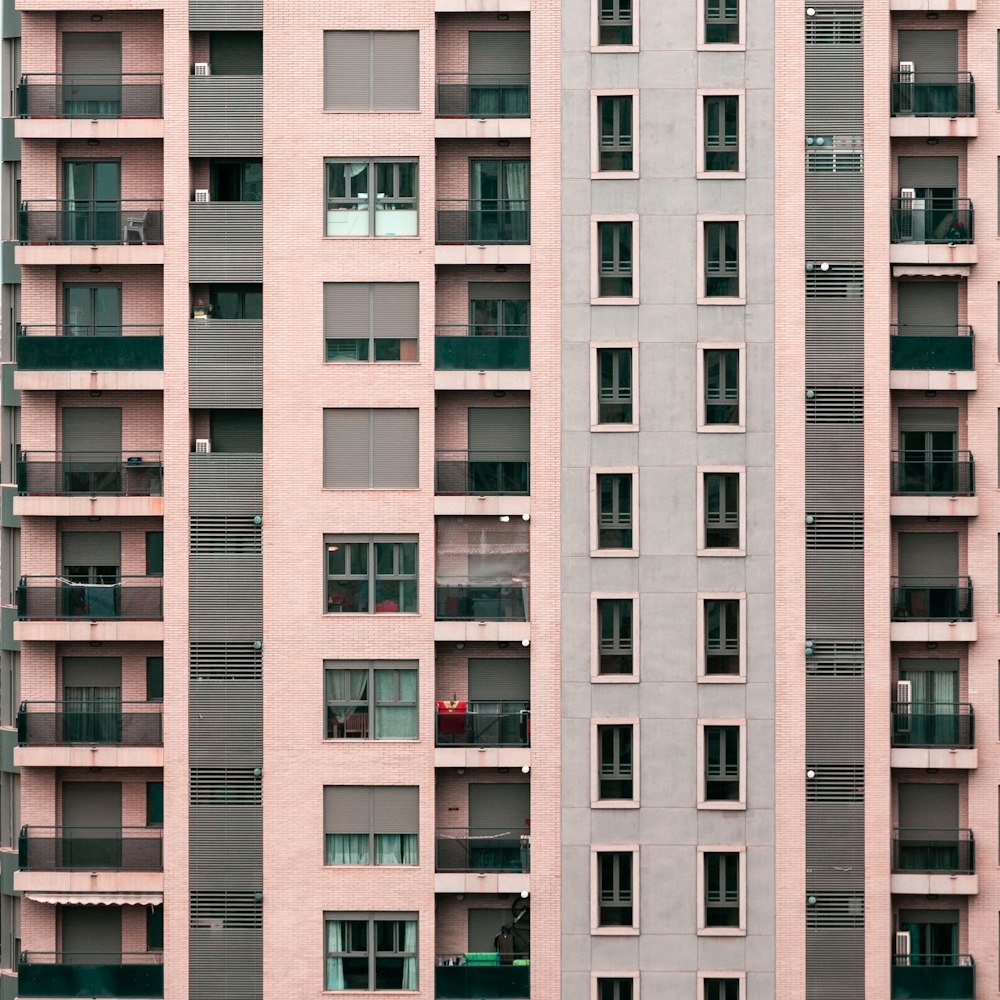 brown and white concrete building