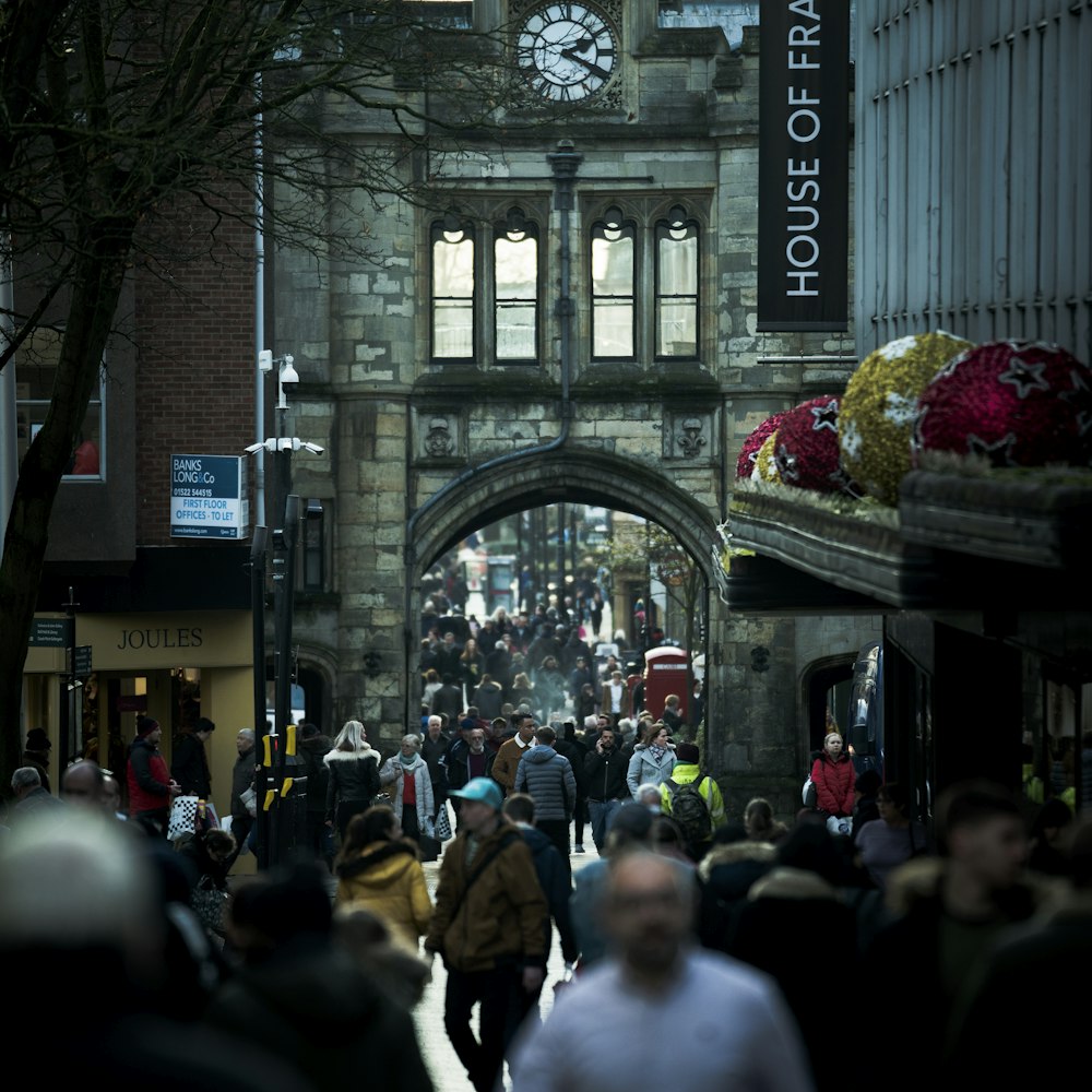 people walking on street during daytime