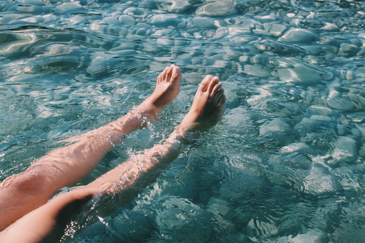 Routine foot health education image background image