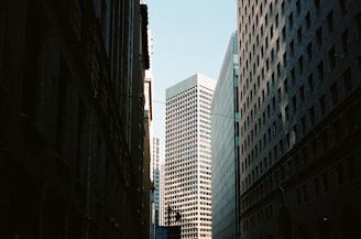 Modern residential towers rising where old structures once stood.