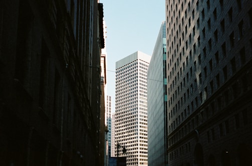 Modern residential towers rising where old structures once stood.
