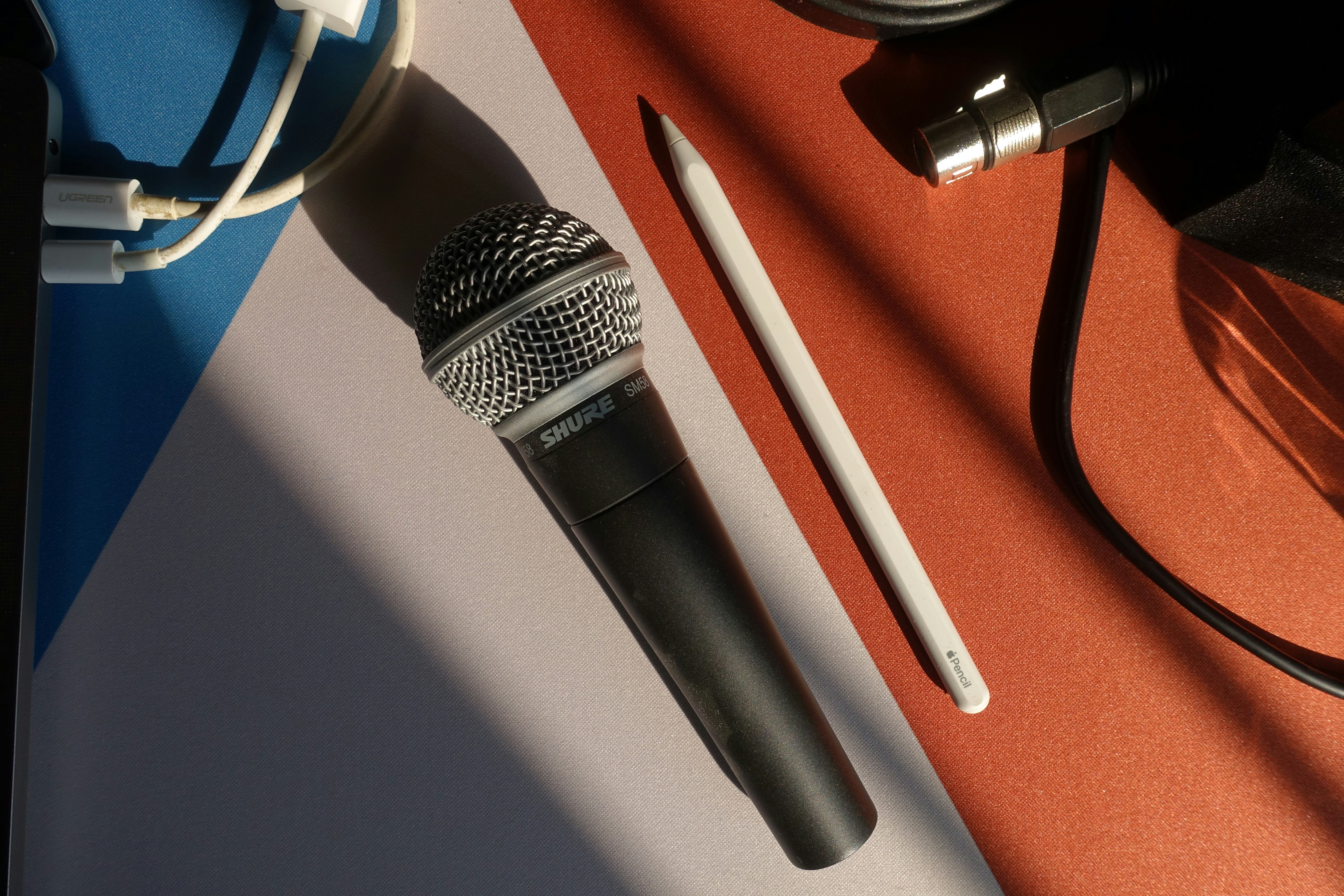 Microphone close-up