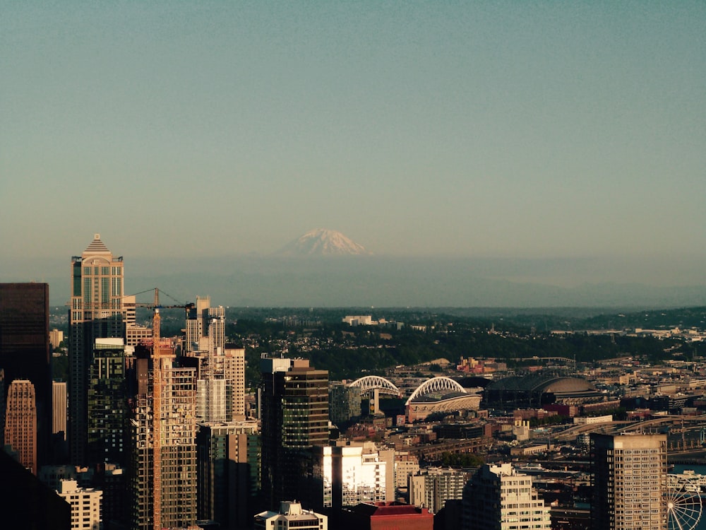 aerial view of city buildings during daytime