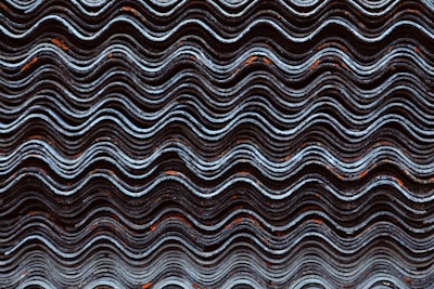 red and white striped textile