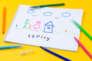 happy birthday greeting card beside green pen