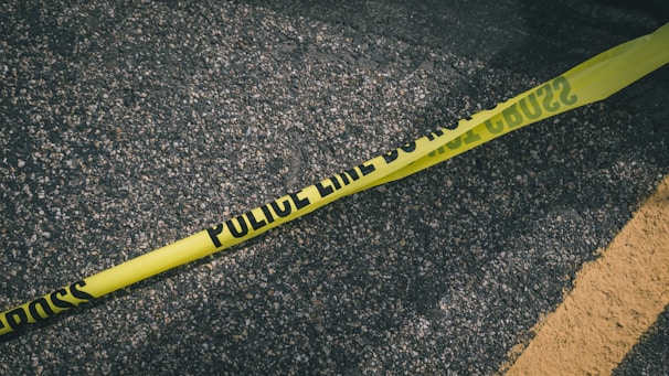 yellow and black metal rod