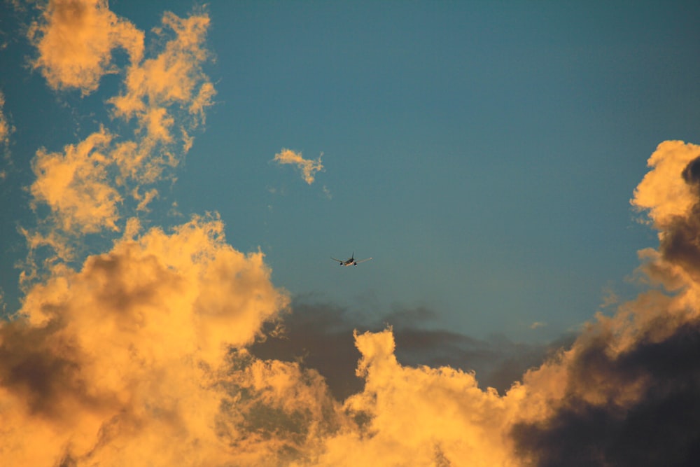 airplane flying in the sky during daytime