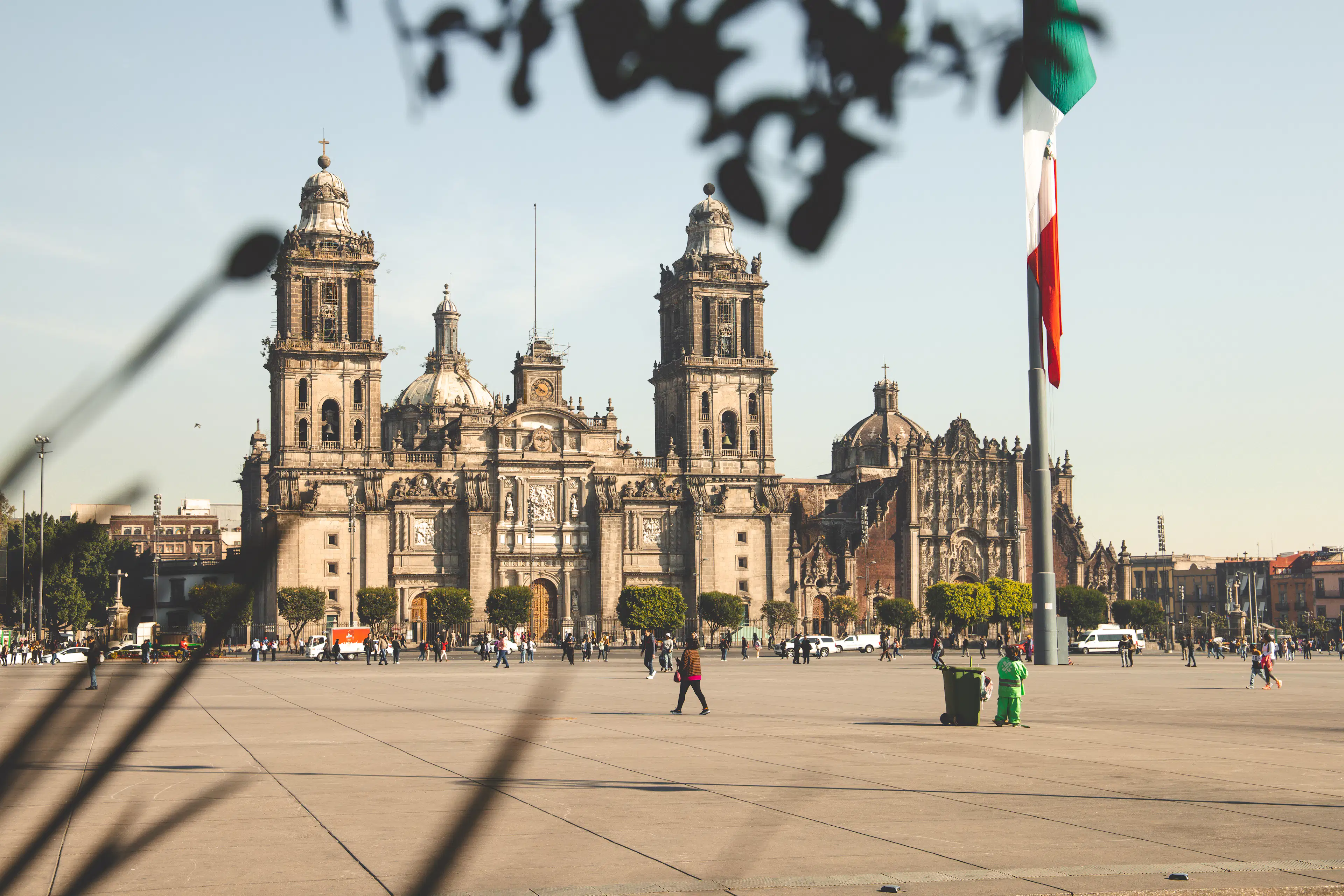 Guadalajara Cathedral towers and historic centre
