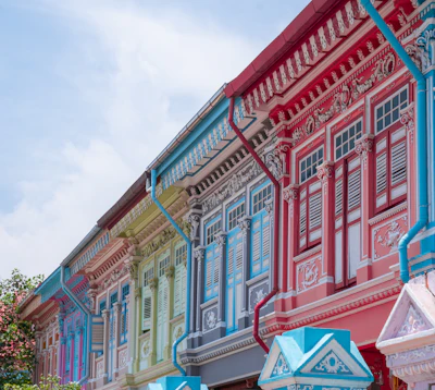Art Deco shophouses in the Tiong Bahru estate