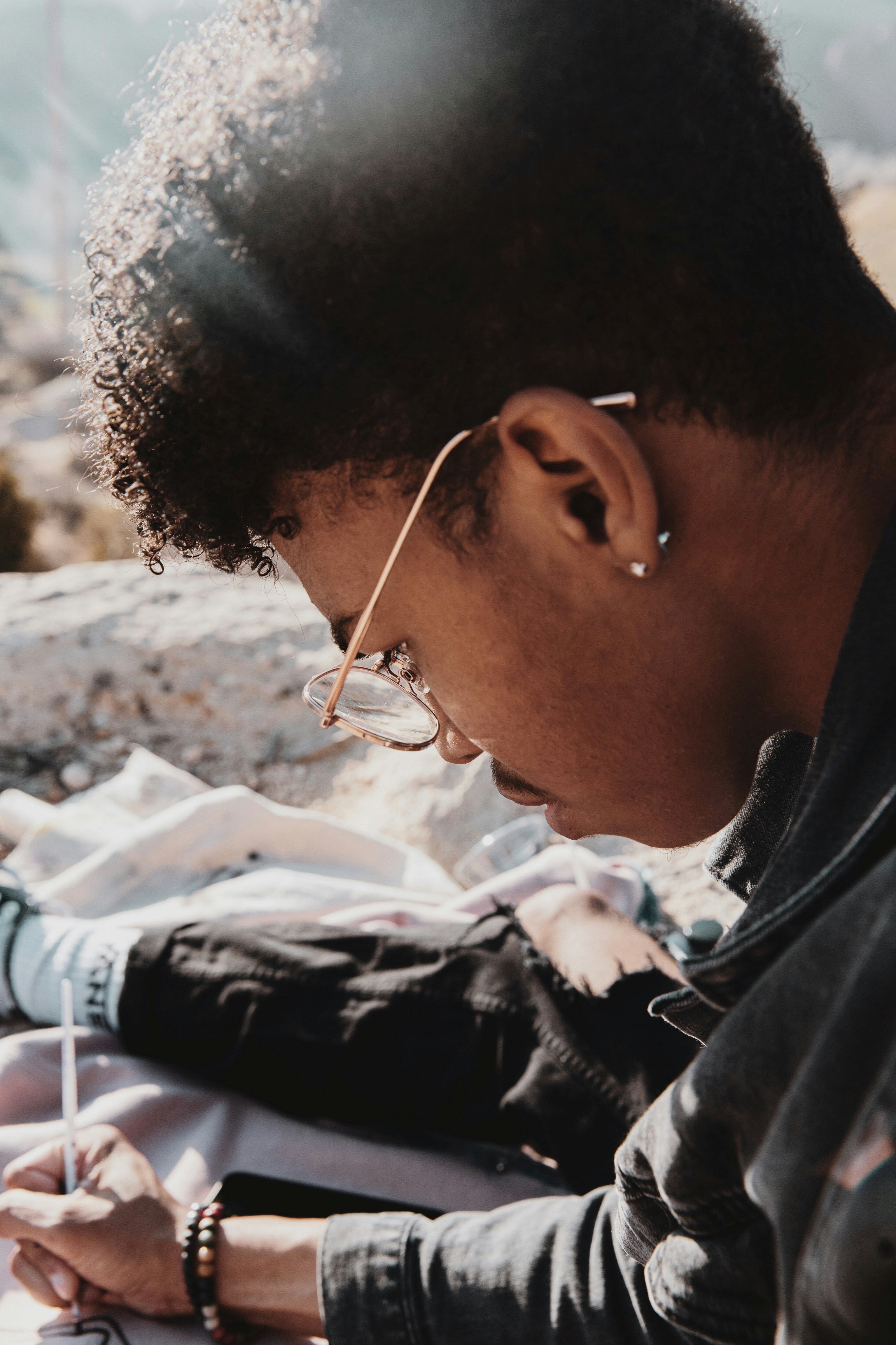 Tom Eriksen, male outdoor writer with beard and glasses