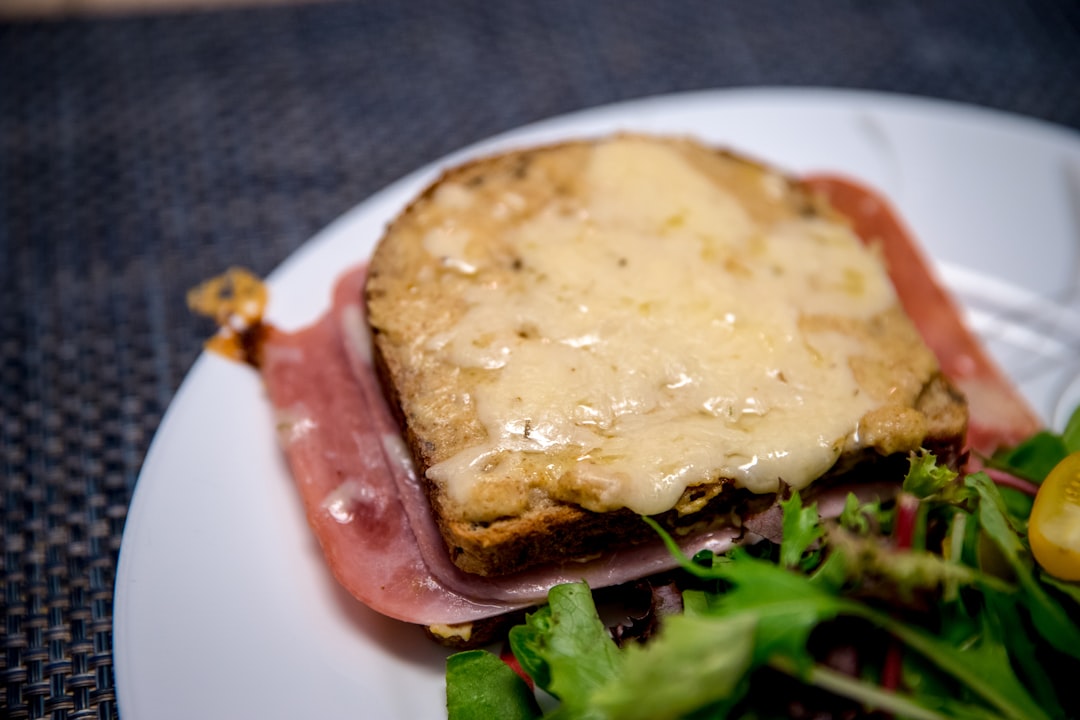 brown bread on white ceramic plate