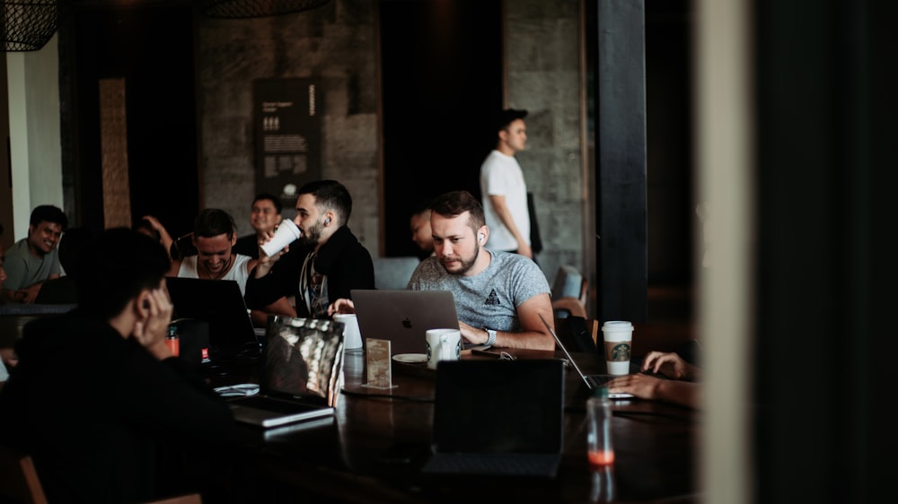 people sitting at the table