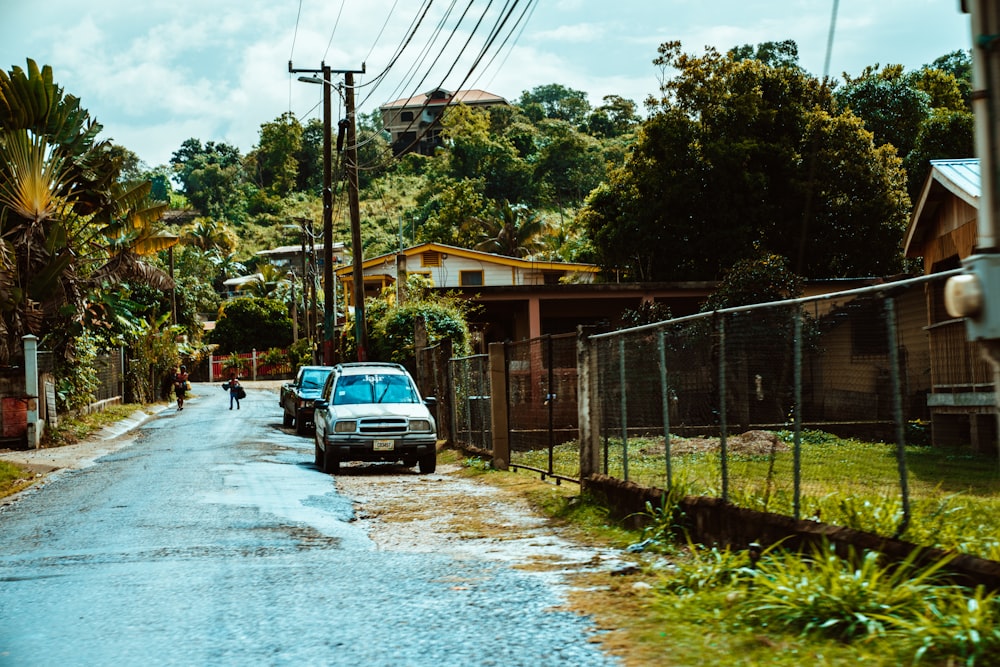 blue car on road during daytime