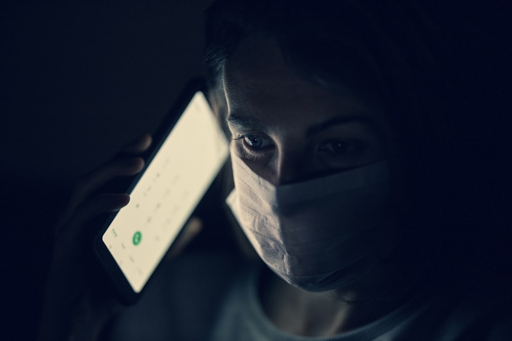 Download Person Weras White Mask To Protect From Coronavirus Photo Free Human Image On Unsplash PSD Mockup Templates