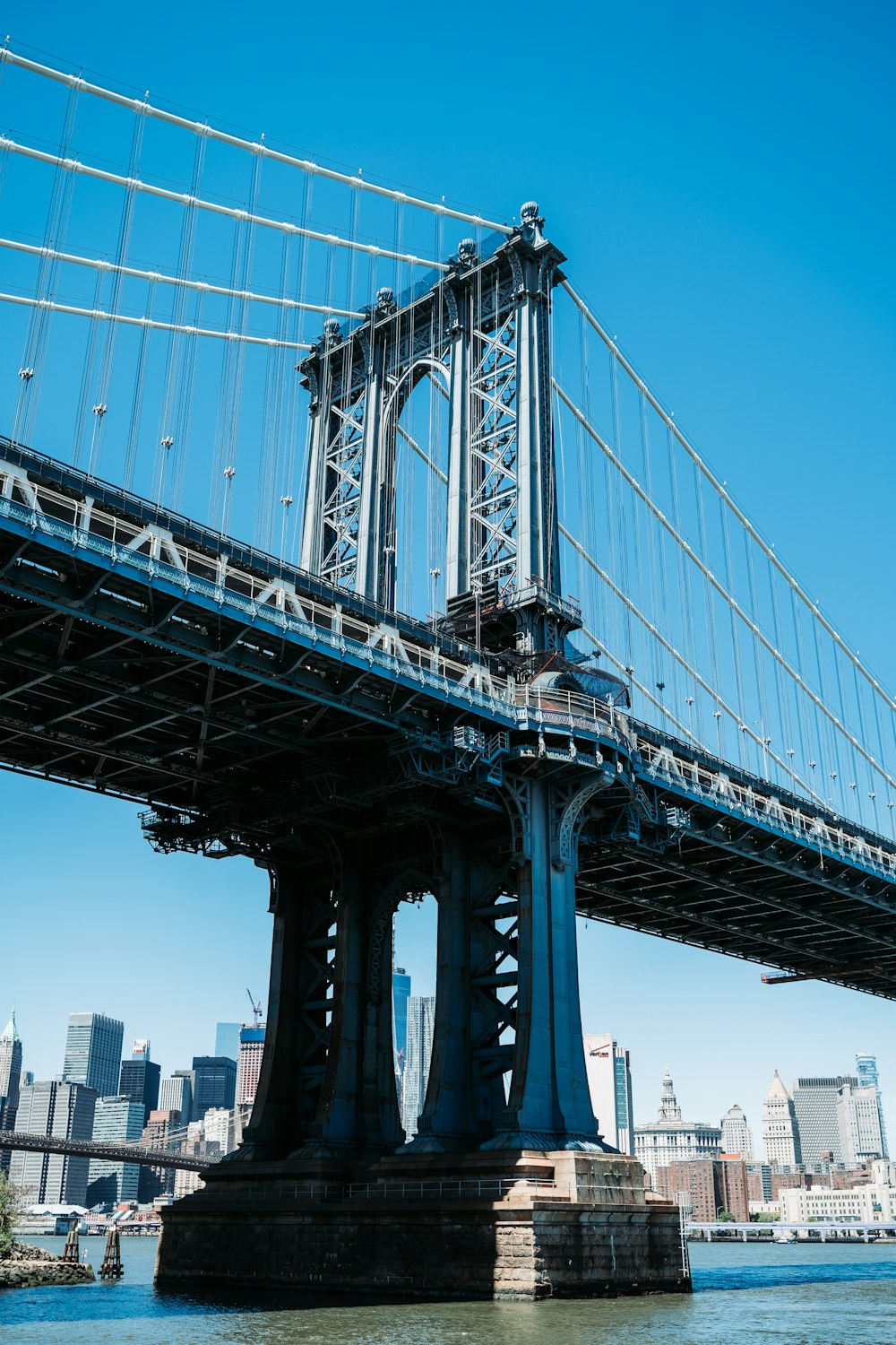 gray bridge under blue sky during daytime