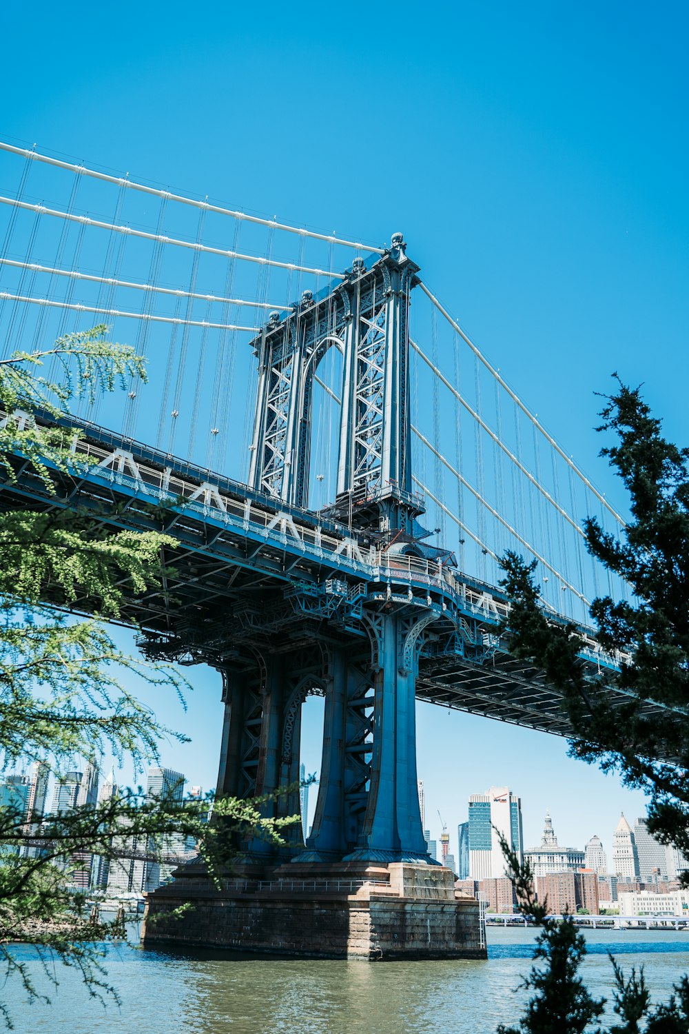 gray bridge under blue sky during daytime