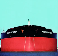 Logos of Hat-San, Osmarine Ship, Kavi, and Global Super Cargoes displayed together.