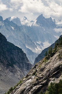 gray and white mountains during daytime