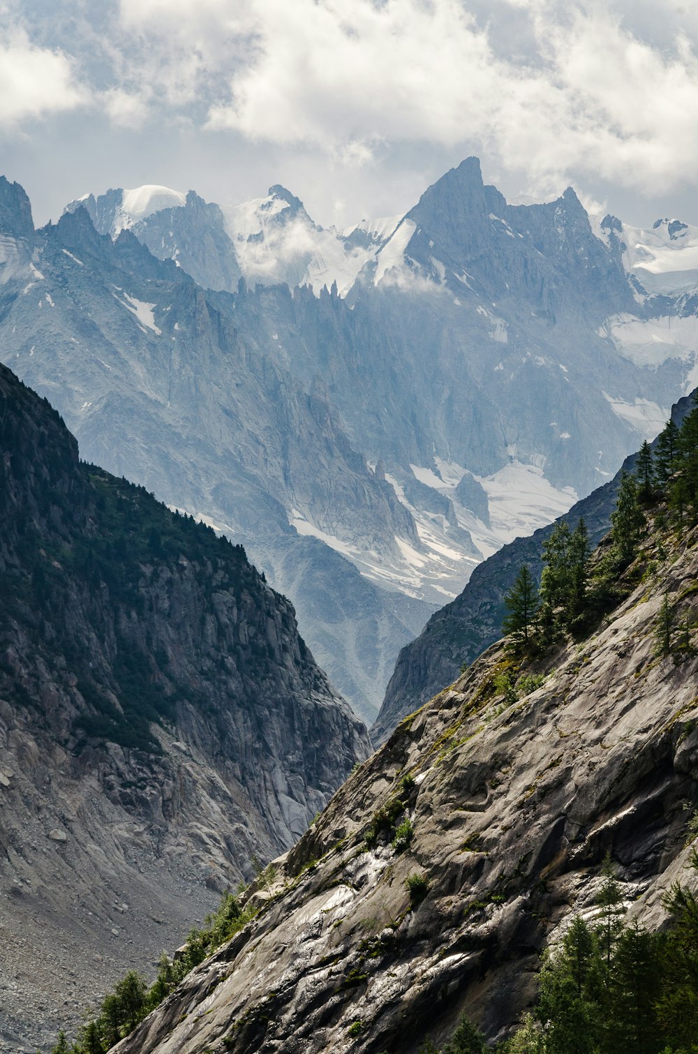 gray and white mountains during daytime