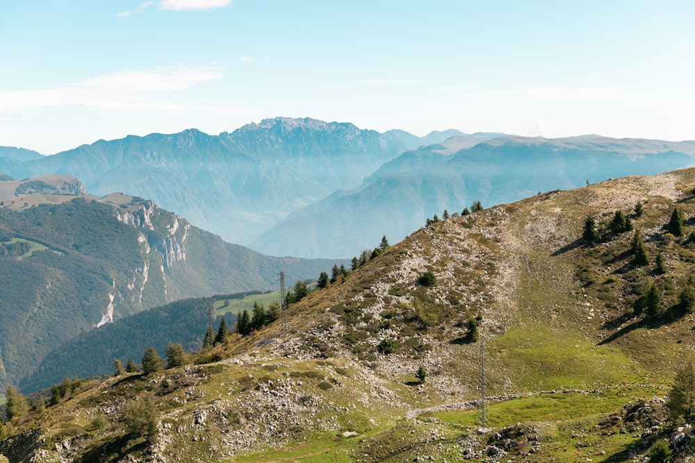 green grass field on mountain during daytime