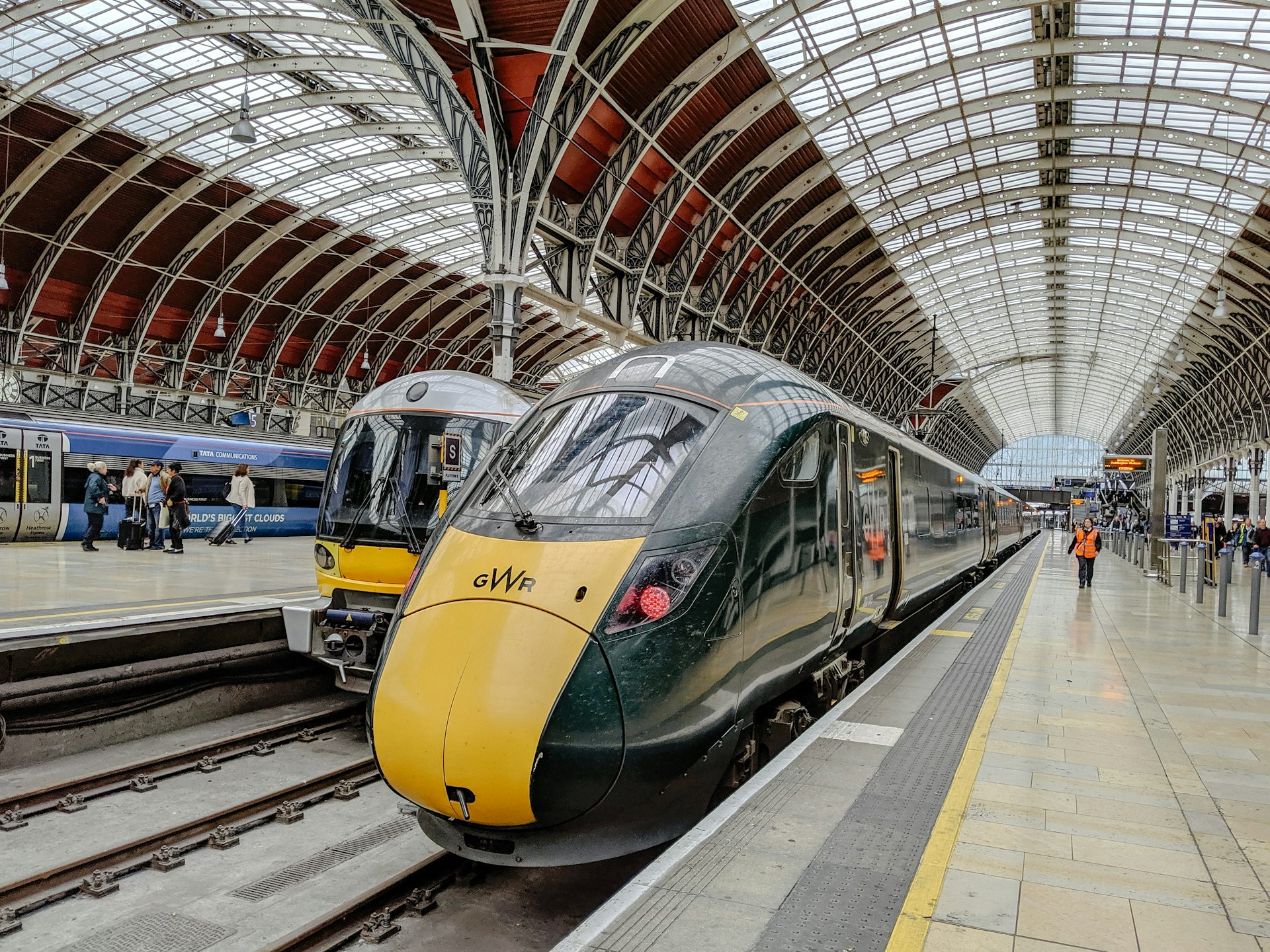 UK train at station