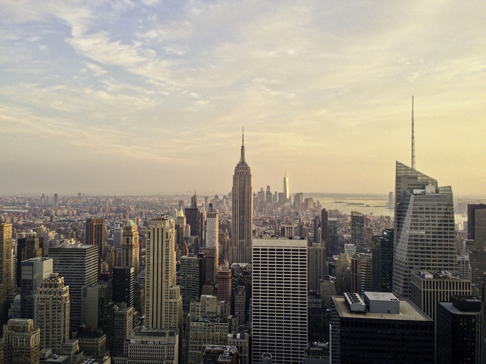 aerial view of city buildings during daytime