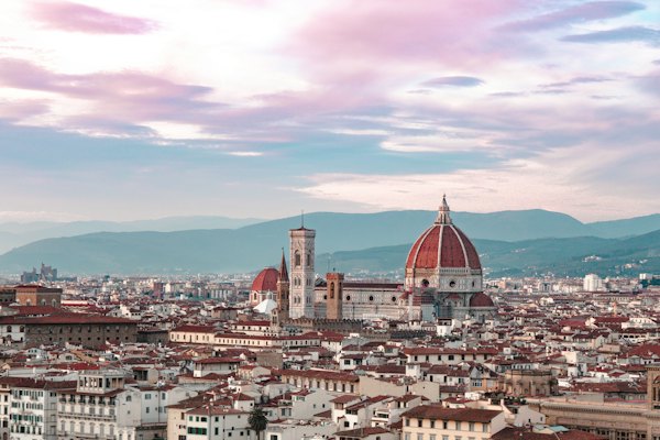 Aerial view of city buildings during daytime — Florence, Italy